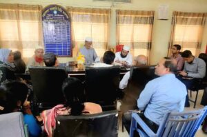 বড়লেখা সরকারি ডিগ্রি কলেজ পরিদর্শনে জেলা প্রশাসক