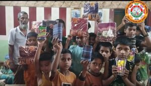 ছাতকে আলহাজ্ব খোয়াজ আলী জনকল্যাণ ট্রাস্ট এর ঈদ বস্ত্র বিতরণ।