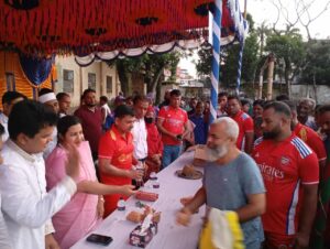 তাড়াইলে পুলিশ-সাংবাদিক মাদকবিরোধী প্রীতি ফুটবল ম্যাচ অনুষ্ঠিত