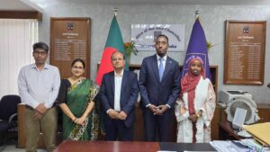 ঢাবি উপাচার্যের সঙ্গে সোমালিয়ার রাষ্ট্রদূত এবং হিরোশিমা বিশ্ববিদ্যালয়ের প্রতিনিধিদলের সাক্ষাৎ