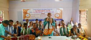 বিশ্বম্ভরপুর পূজা উদযাপন পরিষদের দ্বি-বার্ষিক সম্মেলন অনুষ্ঠিত সভাপতি স্বপন কুমার বর্মন, সাধারণ সম্পাদক বিজিৎ মৈত্র নির্বাচিত