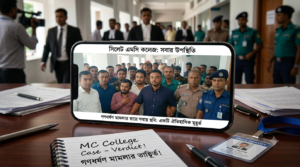 ব্রেকিং নিউজ আলোচিত এমসি কলেজ ছাত্রাবাসে স্বামীকে আটকে রেখে স্ত্রীকে সংঘবদ্ধ ধর্ষণ মামলার রায়: একজনের মৃত্যুদণ্ড, তিনজনের যাবজ্জীবন, চারজন খালাস