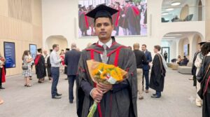 লন্ডনের সাউথ ওয়েলস ইউনিভার্সিটি থেকে সিএসই ডিগ্রী অর্জন করেছেন রায়পুরের মেহরাব হাছান লিখন।