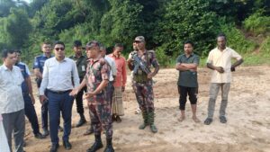জৈন্তাপুরে সারী-৩ বালুমহাল পরিদর্শন শেষে এসিল্যান্ড: অবৈধ উত্তোলনের কোনো প্রমাণ নেই