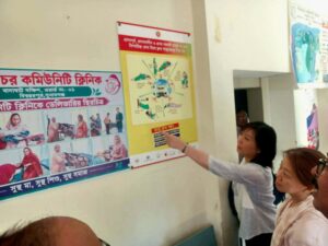 মিয়ারচর কমিউনিটি ক্লিনিকে জাইকা প্রতিনিধি দলের পরিদর্শন
জাইকার অর্থায়নে নির্মিত ডেলিভারি রুমসহ বিভিন্ন স্বাস্থ্যসেবা কার্যক্রম পরিদর্শন, সন্তোষ প্রকাশ